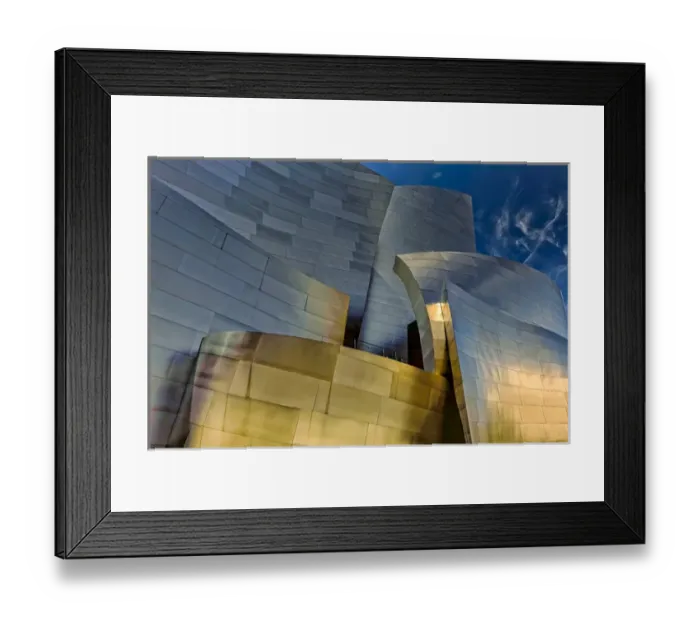 Framed Print : Los Angeles, California. The Disney Concert Hall exterior in afternoon sun Framed Print : Los Angeles, California. The Disney Concert Hall exterior in afternoon sun