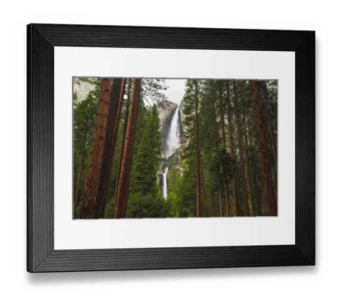 Framed Print : Yosemite Falls, Yosemite National Park, California USA