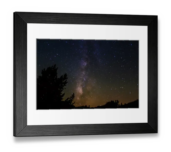 Framed Print : The Milky Way above Dusy Basin, Kings Canyon National Park, California USA Framed Print : The Milky Way above Dusy Basin, Kings Canyon National Park, California USA