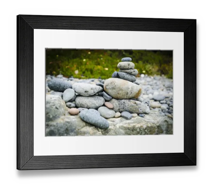 Framed Print : Stacked rocks on Sand Dollar Beach, Los Padres National Forest, Big Sur, California Framed Print : Stacked rocks on Sand Dollar Beach, Los Padres National Forest, Big Sur, California