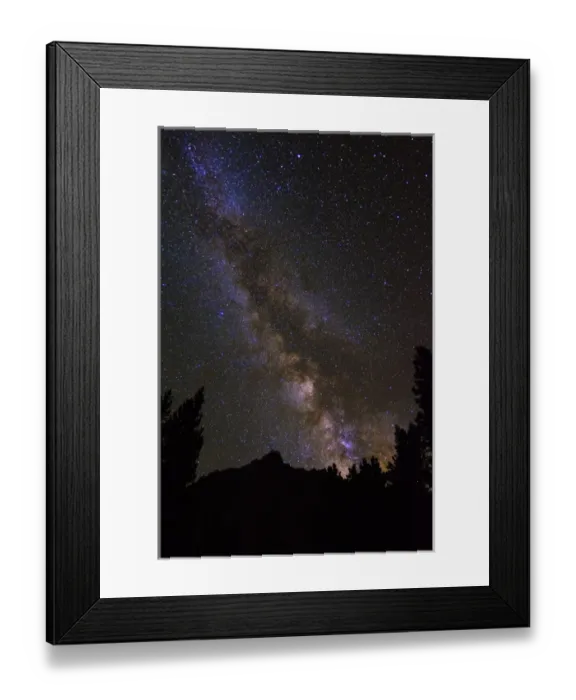 Framed Print : The Milky Way over the Palisades, John Muir Wilderness, Sierra Nevada Mountains Framed Print : The Milky Way over the Palisades, John Muir Wilderness, Sierra Nevada Mountains
