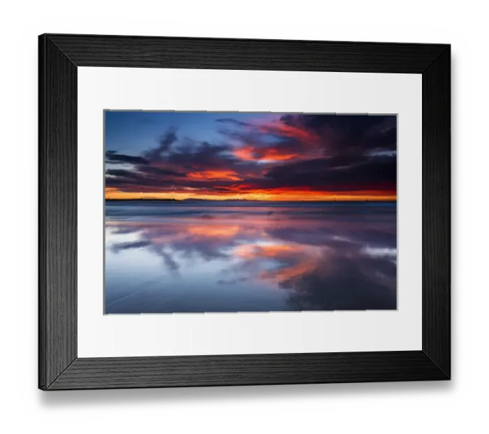 Framed Print : Sunset over the Channel Islands from Ventura State Beach, Ventura, California USA Framed Print : Sunset over the Channel Islands from Ventura State Beach, Ventura, California USA