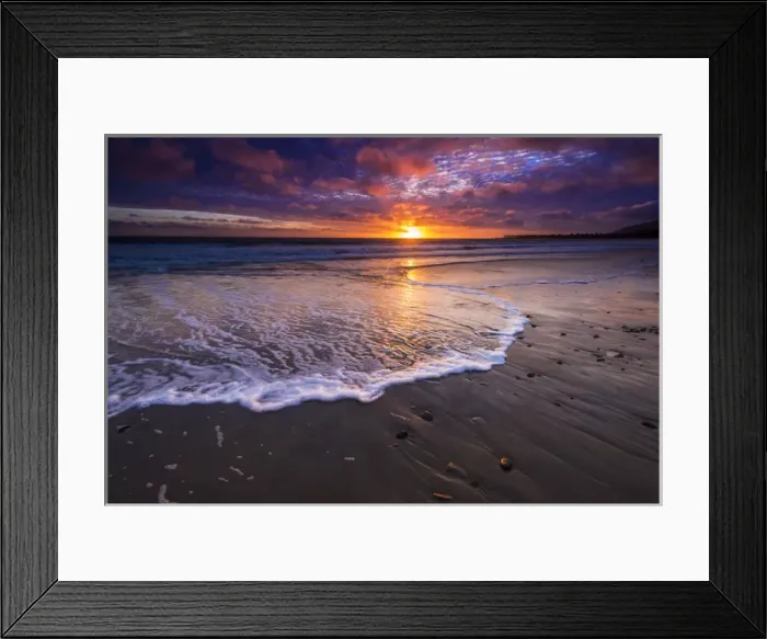 Framed Print : Sunset over the Channel Islands from Ventura State Beach, Ventura, California Framed Print : Sunset over the Channel Islands from Ventura State Beach, Ventura, California