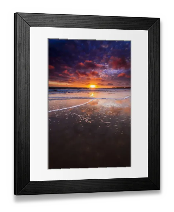 Framed Print : Sunset over the Channel Islands from Ventura State Beach, Ventura, California Framed Print : Sunset over the Channel Islands from Ventura State Beach, Ventura, California