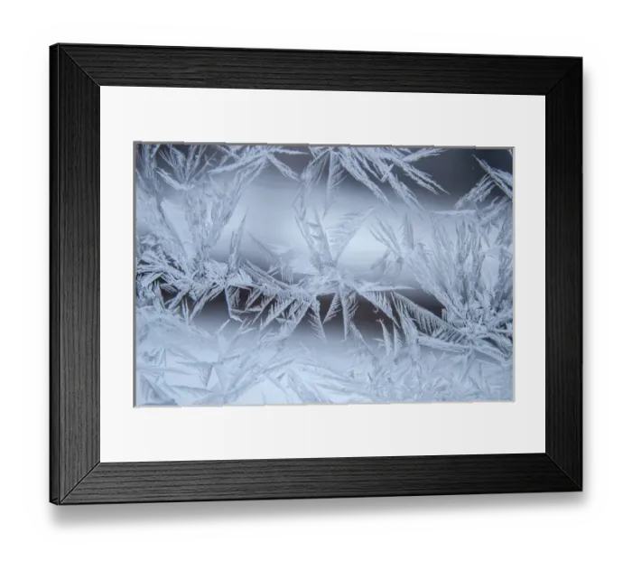 Framed Print : USA, Colorado, Denver. Frost on a window Framed Print : USA, Colorado, Denver. Frost on a window