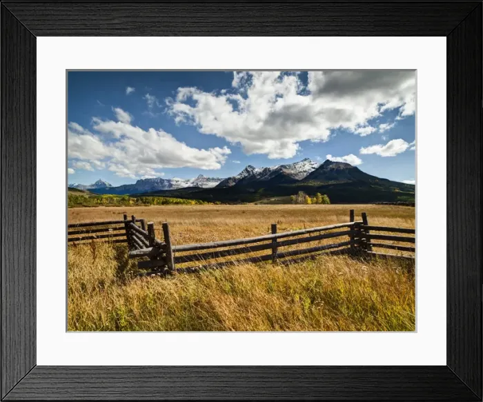 Framed Print : USA, Colorado, Dallas Divide, Last Dollar Ranch Framed Print : USA, Colorado, Dallas Divide, Last Dollar Ranch