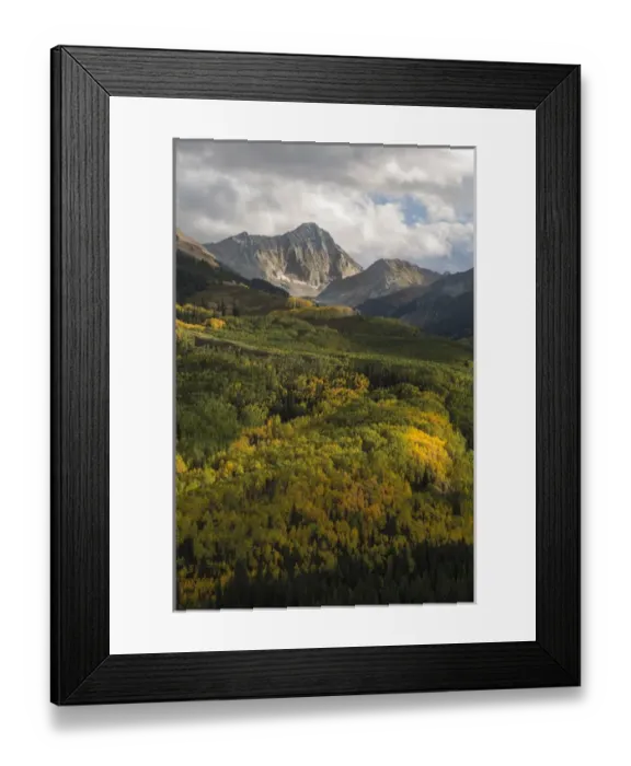 Framed Print : USA, Colorado. Sunset on Capitol Peak and valley Framed Print : USA, Colorado. Sunset on Capitol Peak and valley