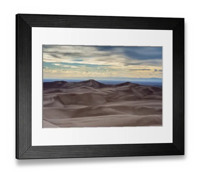 Framed Print : Great Sand Dunes National Park and Sangre Cristo Mountains, Colorado Framed Print : Great Sand Dunes National Park and Sangre Cristo Mountains, Colorado