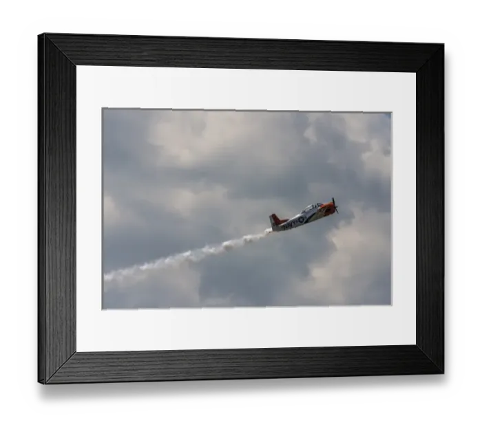 Framed Print : T-28C Flying