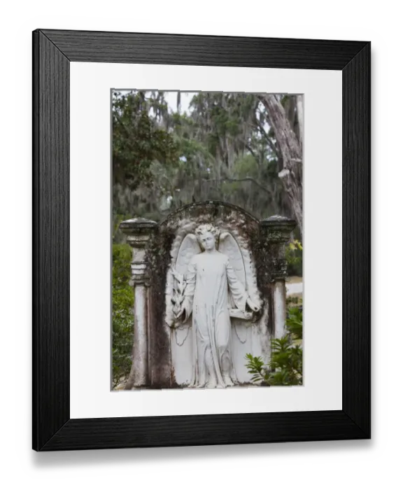 Framed Print : USA, Georgia, Savannah, Bonaventure Cemetery Framed Print : USA, Georgia, Savannah, Bonaventure Cemetery
