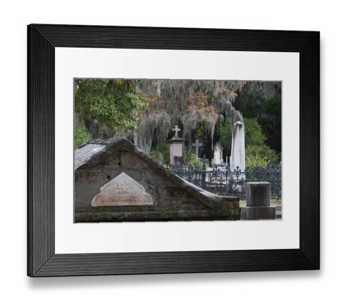 Framed Print : USA, Georgia, Savannah, Bonaventure Cemetery Framed Print : USA, Georgia, Savannah, Bonaventure Cemetery