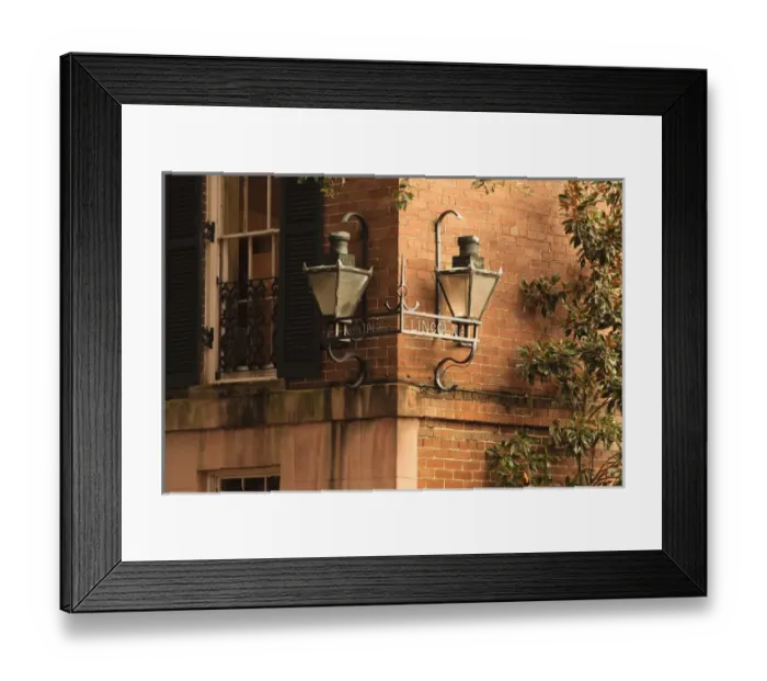 Framed Print : USA; Georgia; Savannah; House in the Historic District Framed Print : USA; Georgia; Savannah; House in the Historic District