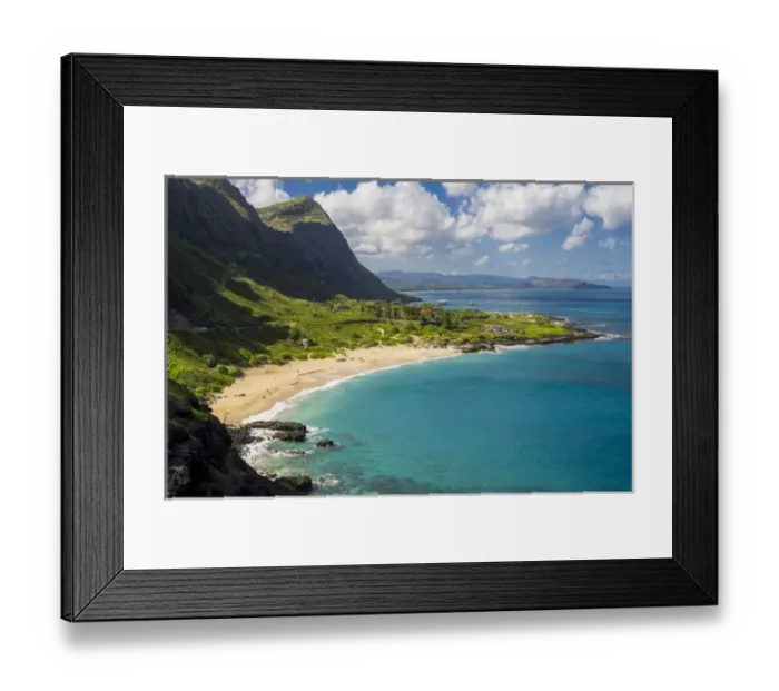Framed Print : USA, Hawaii, East Oahu, Makapuu Beach Framed Print : USA, Hawaii, East Oahu, Makapuu Beach
