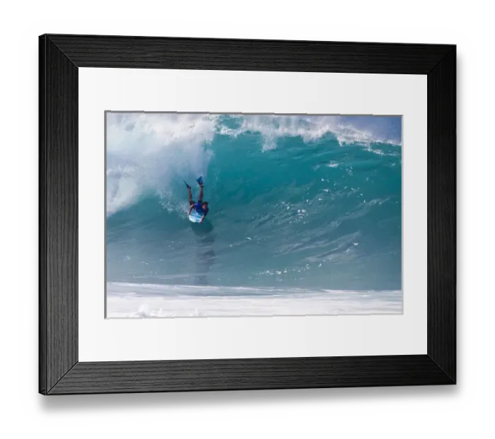 Framed Print : USA; Hawaii; Oahu; Sufers in Action at the Pipeline on the North Coast of Oahu Framed Print : USA; Hawaii; Oahu; Sufers in Action at the Pipeline on the North Coast of Oahu