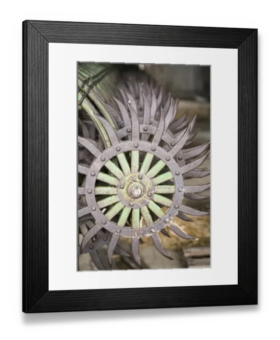 Framed Print : Joliet, Illinois, USA. Route 66 Antique plow Framed Print : Joliet, Illinois, USA. Route 66 Antique plow