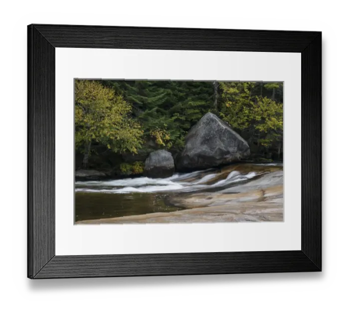 Framed Print : North America, USA, Maine, Ledge Falls with tirangular and round boulders at Baxter Framed Print : North America, USA, Maine, Ledge Falls with tirangular and round boulders at Baxter