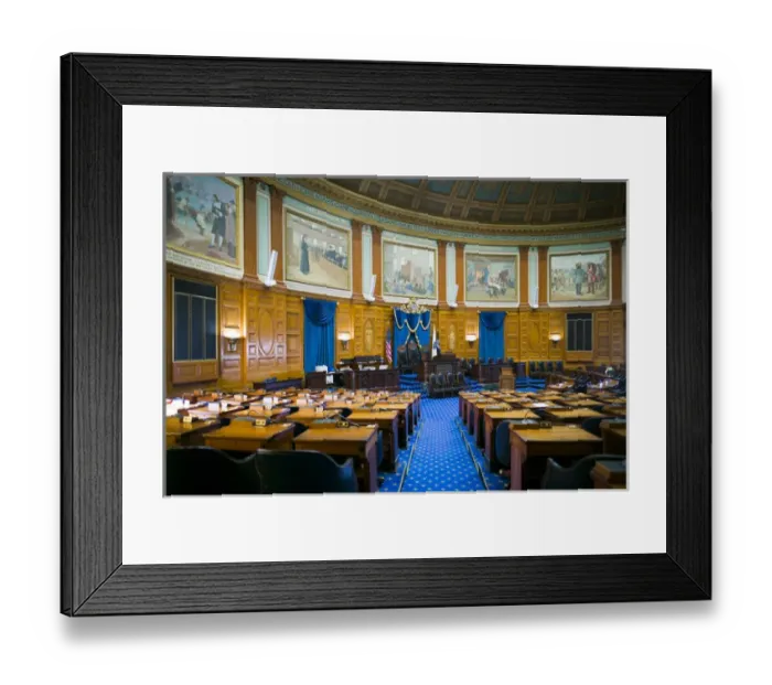 Framed Print : USA, Massachusetts, Boston, Massachusetts State House, chamber of the state house Framed Print : USA, Massachusetts, Boston, Massachusetts State House, chamber of the state house