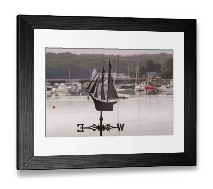 Framed Print : USA, Massachusetts, Cape Ann, Gloucester, Annisquam, weather vane Framed Print : USA, Massachusetts, Cape Ann, Gloucester, Annisquam, weather vane