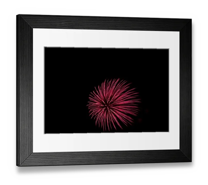 Framed Print : North America, USA, Minnesota, Mendota Heights, Fireworks, aerial displays