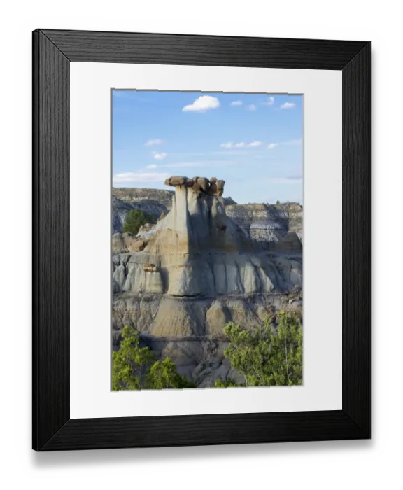 Framed Print : North America, USA, Montana. The erosion bed badlands of Makoshika State Park, Montana Framed Print : North America, USA, Montana. The erosion bed badlands of Makoshika State Park, Montana