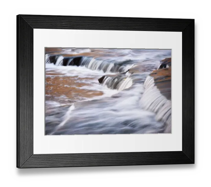 Framed Print : USA, Indiana. Cataract Falls State Recreation Area in autumn Framed Print : USA, Indiana. Cataract Falls State Recreation Area in autumn