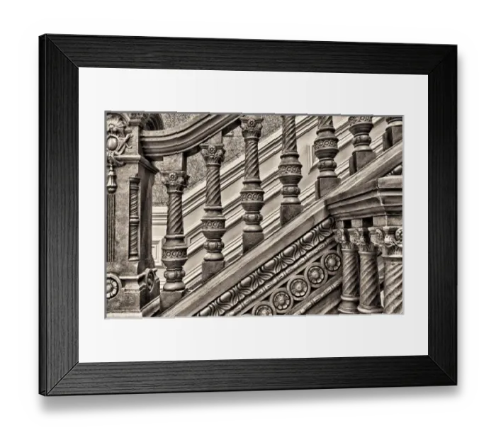Framed Print : Woodwork on a railing at the Tippecanoe County Courthouse, Lafayette, Indiana Framed Print : Woodwork on a railing at the Tippecanoe County Courthouse, Lafayette, Indiana