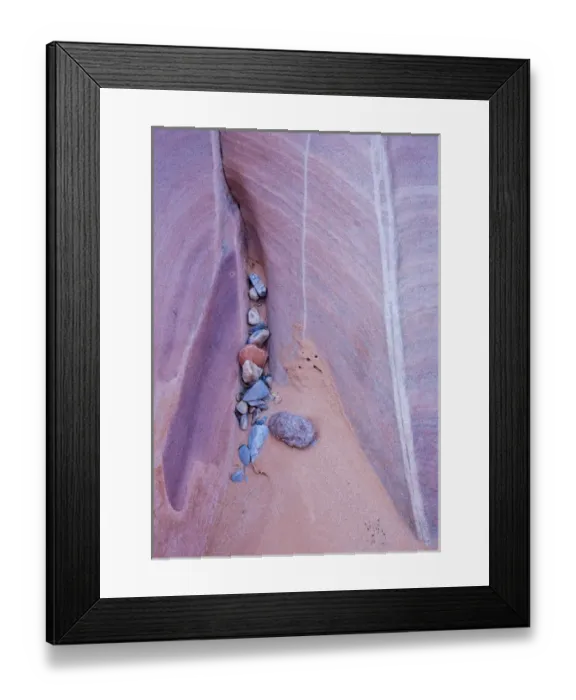 Framed Print : USA, Nevada, Valley of Fire State Park. Eroded rock and pebbles Framed Print : USA, Nevada, Valley of Fire State Park. Eroded rock and pebbles