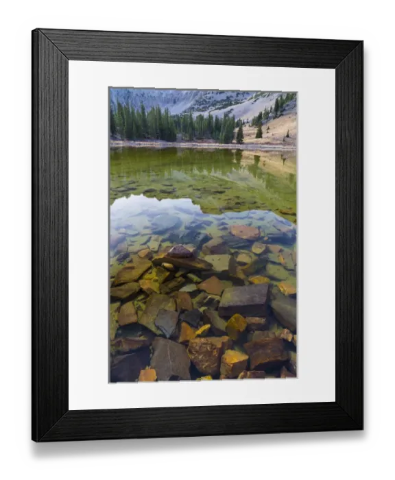 Framed Print : USA, Nevada, Great Basin National Park. Stella Lake landscape Framed Print : USA, Nevada, Great Basin National Park. Stella Lake landscape