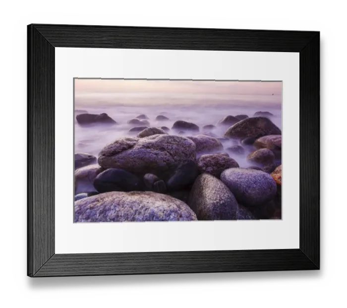 Framed Print : Rocks on the coast at dawn, Rye, New Hampshire Framed Print : Rocks on the coast at dawn, Rye, New Hampshire