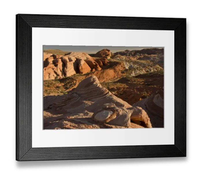 Framed Print : Fire Wave; Sunset; Valley of Fire State Park; Nevada; USA Framed Print : Fire Wave; Sunset; Valley of Fire State Park; Nevada; USA