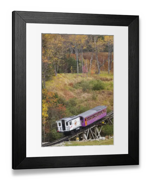 Framed Print : USA, New Hampshire, White Mountains, Bretton Woods, The Mount Washington Cog Railway Framed Print : USA, New Hampshire, White Mountains, Bretton Woods, The Mount Washington Cog Railway