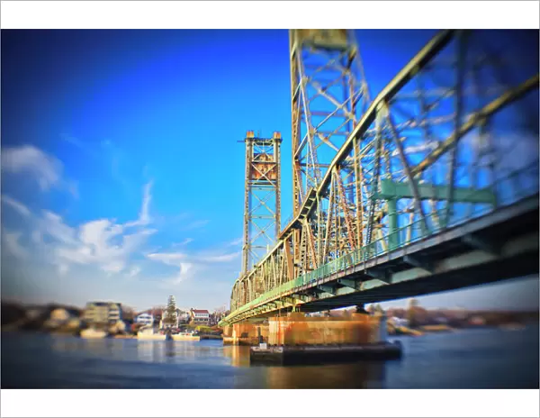 Memorial Bridge, Portsmouth, New Hampshire. Piscataqua River