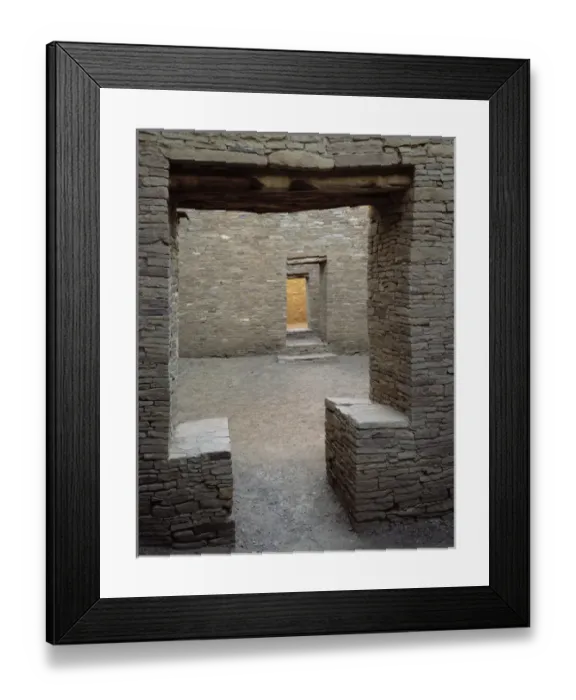 Framed Print : Doorway in Pueblo Bonito, Chaco Canyon National Historic Park, New Mexico Framed Print : Doorway in Pueblo Bonito, Chaco Canyon National Historic Park, New Mexico