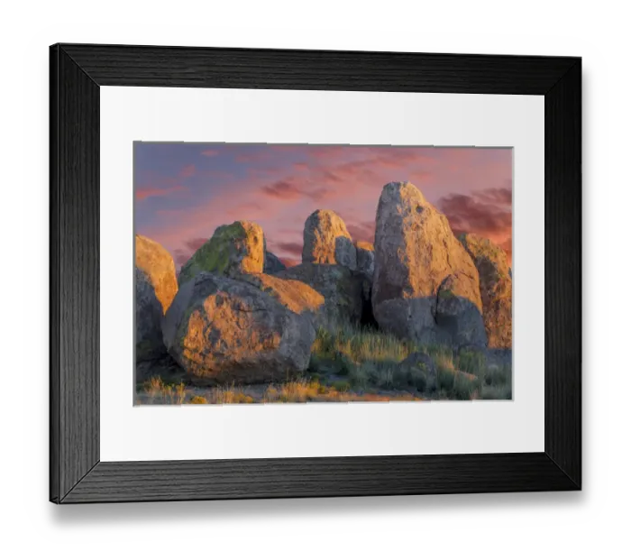 Framed Print : USA, New Mexico, City of Rocks State Park Framed Print : USA, New Mexico, City of Rocks State Park