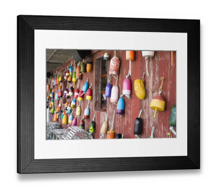 Framed Print : New York City, NY, USA. Buoys along the wall Framed Print : New York City, NY, USA. Buoys along the wall