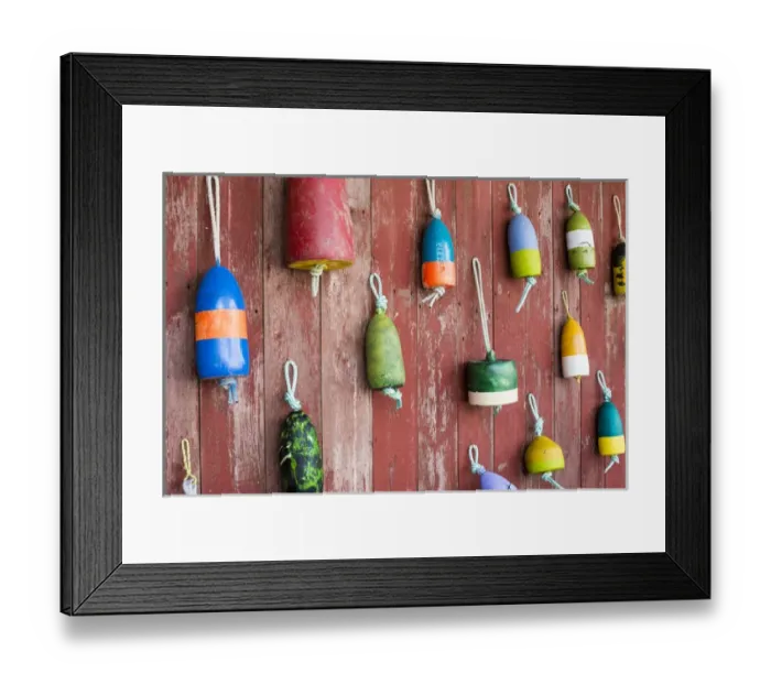 Framed Print : New York City, NY, USA. Buoys along the wall Framed Print : New York City, NY, USA. Buoys along the wall