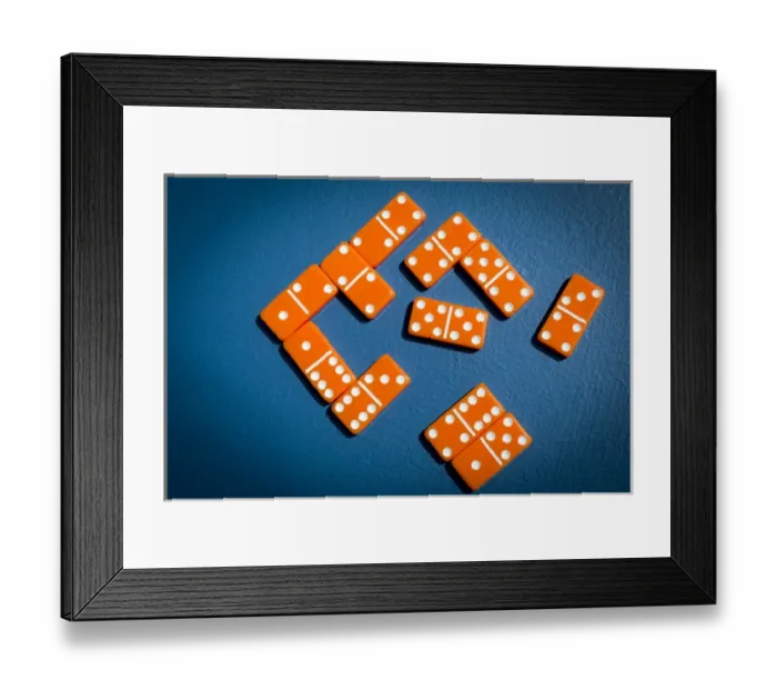 Framed Print : New York City, NY, USA. Domino game Framed Print : New York City, NY, USA. Domino game