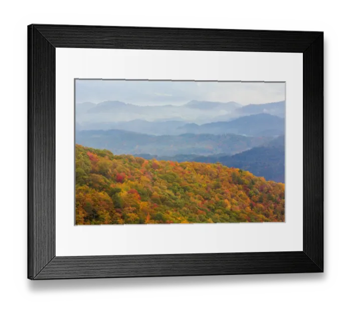 Framed Print : USA, North Carolina, Blue Ridge Parkway. Scenic overlook Framed Print : USA, North Carolina, Blue Ridge Parkway. Scenic overlook