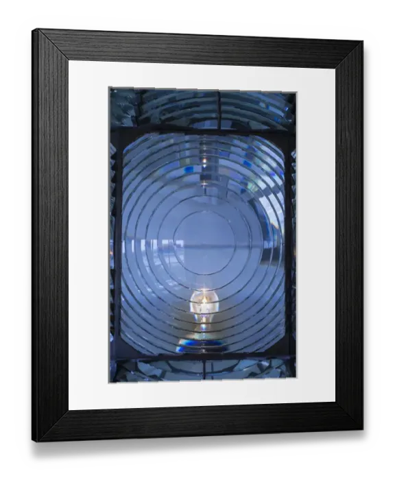 Framed Print : Fire Island, New York. Close up of the Antique Fresnel lighthouse beacon Framed Print : Fire Island, New York. Close up of the Antique Fresnel lighthouse beacon