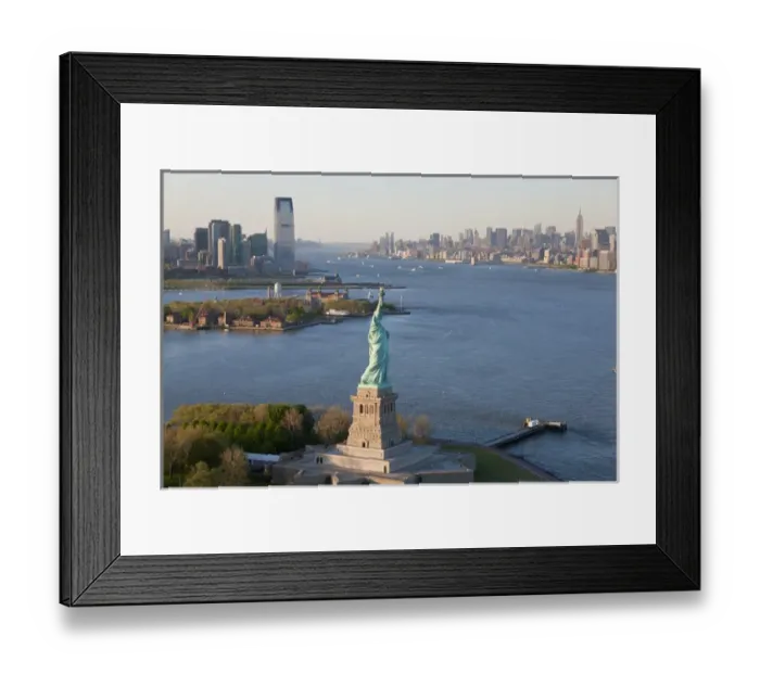 Framed Print : Statue of Liberty, New York, USA