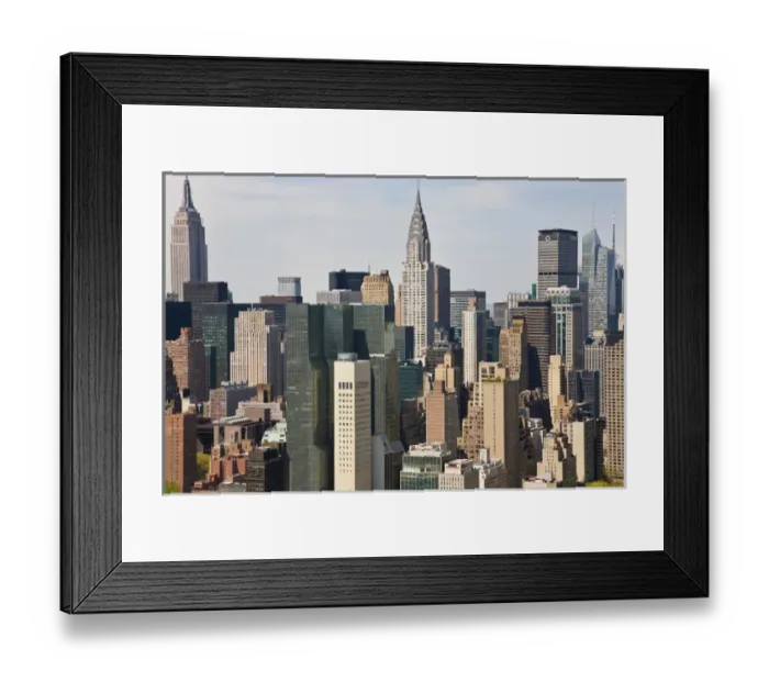 Framed Print : Chrysler & Empire State Building, Mid-town Manhattan, New York, USA Framed Print : Chrysler & Empire State Building, Mid-town Manhattan, New York, USA
