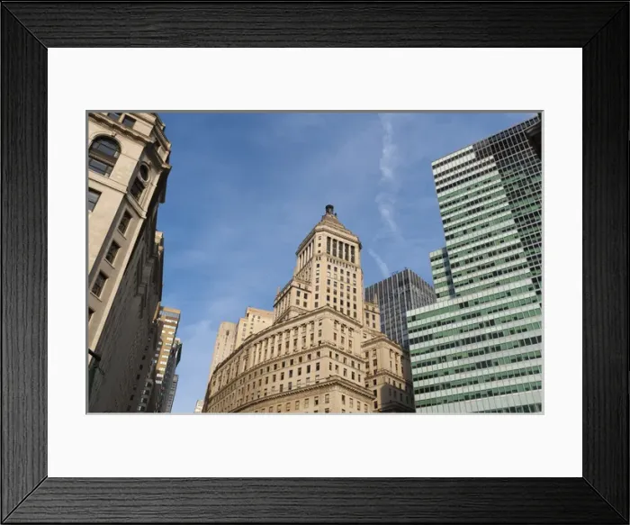 Framed Print : Battery place, Financial district, New York City, USA
