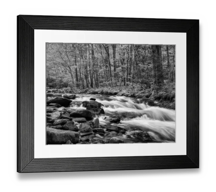 Framed Print : USA, North Carolina, Great Smoky Mountains National Park, Water flows at Straight Framed Print : USA, North Carolina, Great Smoky Mountains National Park, Water flows at Straight