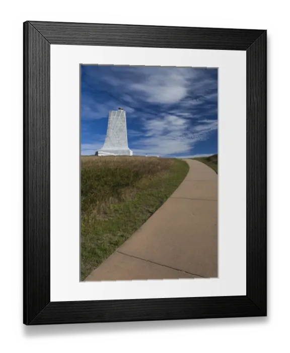 Framed Print : USA, North Carolina, Kill Devil Hills, Wright Brothers National Memorial, Wright