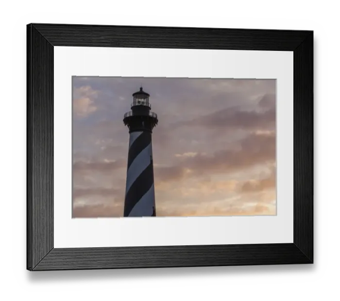 Framed Print : USA, North Carolina, Cape Hatteras National Saeshore, Buxton, Cape Hatteras Lighthouse, b