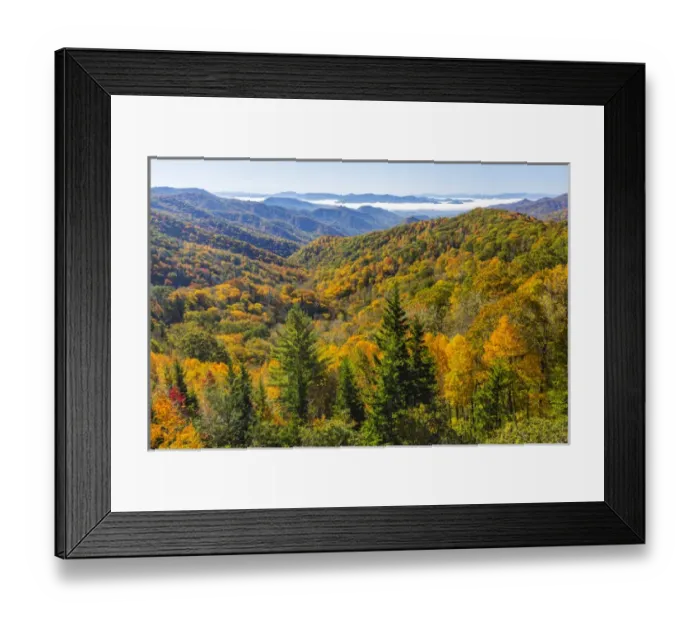 Framed Print : North Carolina, Great Smoky Mountains National Park, view from Newfound Gap Road Framed Print : North Carolina, Great Smoky Mountains National Park, view from Newfound Gap Road
