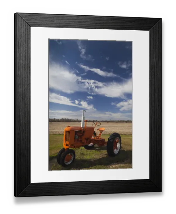 Framed Print : USA, North Carolina, Barco, antique farm tractor Framed Print : USA, North Carolina, Barco, antique farm tractor