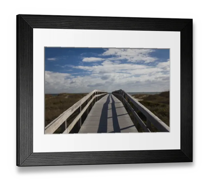 Framed Print : USA, North Carolina, Cape Hatteras National Saeshore, Ocracoke, beach boardwalk Framed Print : USA, North Carolina, Cape Hatteras National Saeshore, Ocracoke, beach boardwalk