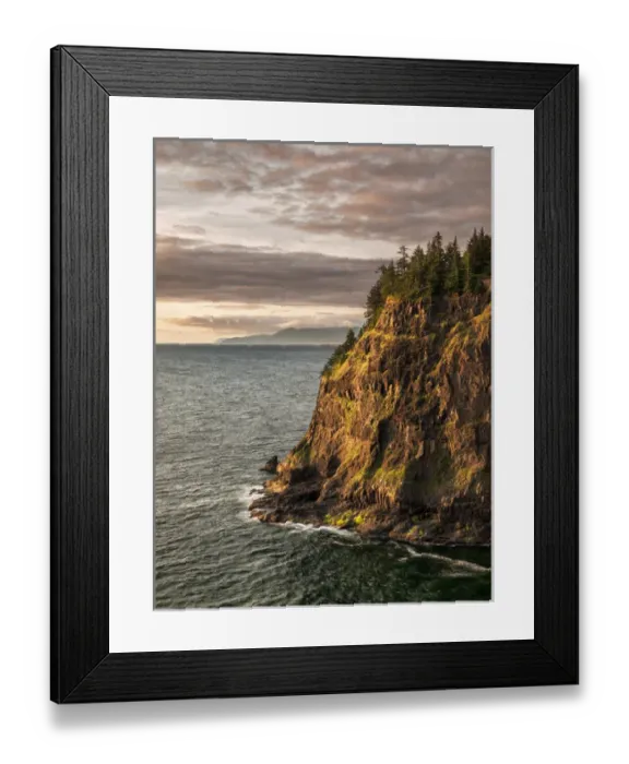 Framed Print : USA, Oregon, Cape Meares State Park at sunset Framed Print : USA, Oregon, Cape Meares State Park at sunset