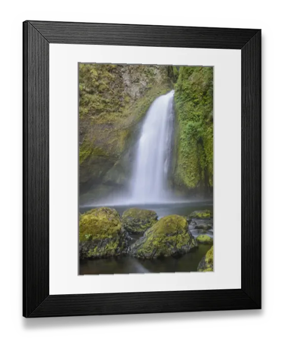 Framed Print : Wahclella Falls, Columbia River Gorge Framed Print : Wahclella Falls, Columbia River Gorge